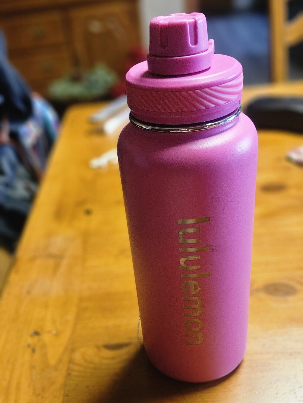 lululemon athletica Pink Insulated Water Bottle